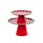 Tartan Plaid Cake Stand Set (2pk) - from Jaye's Studio