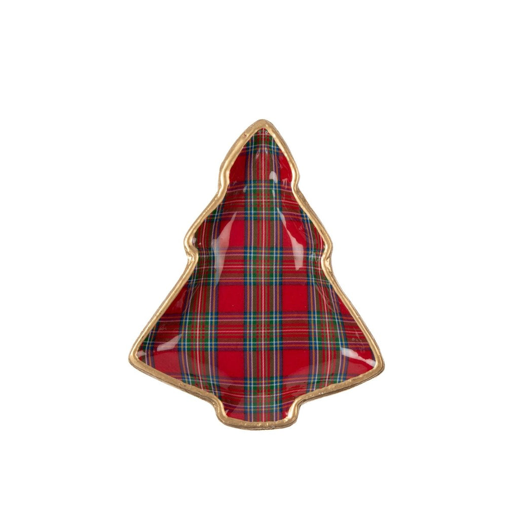 Tartan Plaid Christmas Tray - Avail 11/26 - Decorative Trays from Jaye's Studio
