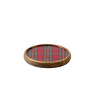 Tartan Plaid Wooden Coasters Set (4pk) - Avail 11/29 - from Jaye's Studio