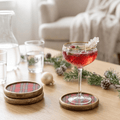 Tartan Plaid Wooden Coasters Set (4pk) - from Jaye's Studio
