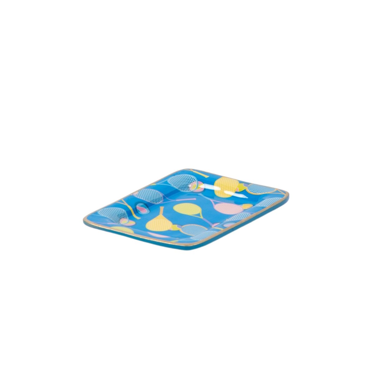 Tennis Enameled Laney Soap Dish - Avail 09/21 - Trinket Trays from Jaye's Studio