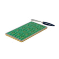 Tennis Themed Enameled Multi - Color Charcuterie Board, Wooden Cutting Board, Barware, Chopping Board for Serving and Food Prep - Charcuterie Board from Jaye's Studio