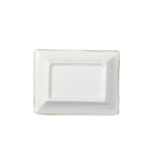 Ticking Stripe Red Rectangle Catch All Tray, Jewelry Tray for Bathroom, Vanity - Decorative Landry Tray - Trinket Trays from Jaye's Studio