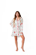Watercolor Nutcracker Luxe Sateen Sleep Shirt - Sleep Shirt from Jaye's Studio