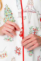 Watercolor Nutcracker Luxe Sateen Sleep Shirt - Sleep Shirt from Jaye's Studio