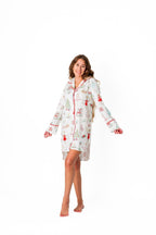 Watercolor Nutcracker Luxe Sateen Sleep Shirt - Sleep Shirt from Jaye's Studio