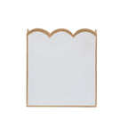 White with Taupe Modern Bathroom Trash Can, Wastebasket, Dustbin for Bedroom, Home Office, Vanity - Rectangle without Lid - Wastebaskets from Jaye's Studio