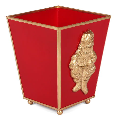 Regency Santa Square Cachepot Planter Red - Avail 12/05