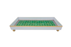 Tennis Enameled Green Rectangle Vanity Tray - Decorative Tray