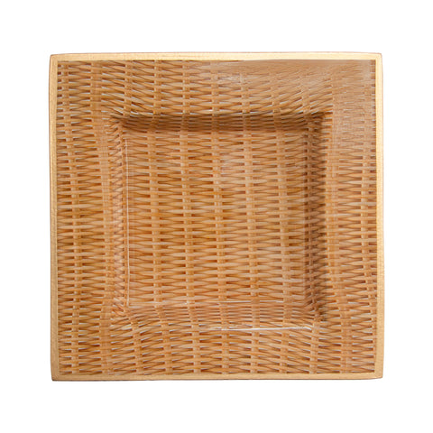 Rattan Enameled Smidge Tray