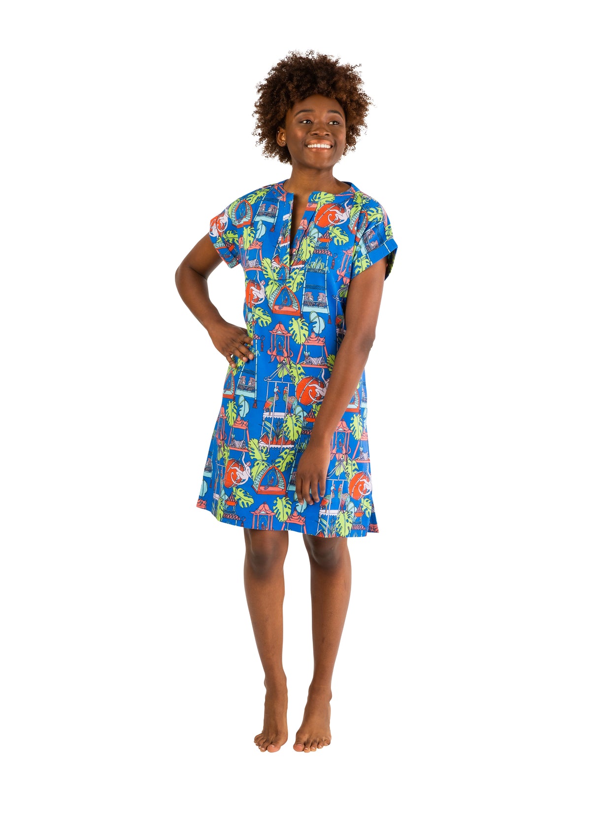 Menagerie Luxe Sateen Day Dress