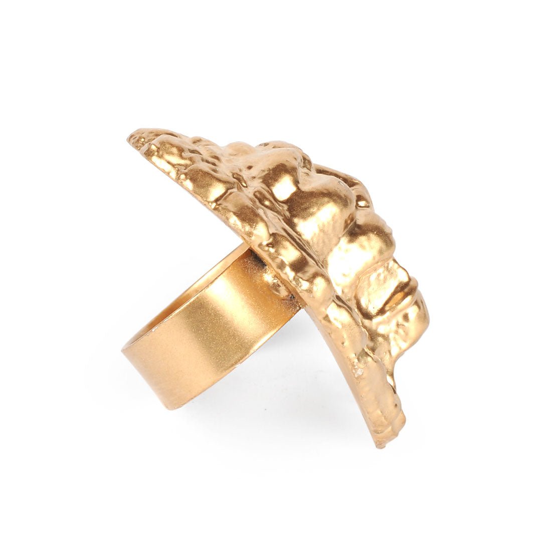Lion Gold Napkin Rings for Dinnerware, Place Settings, Entertaining (4pk) - Avail 02/22 - Napkin Rings from Jaye's Studio